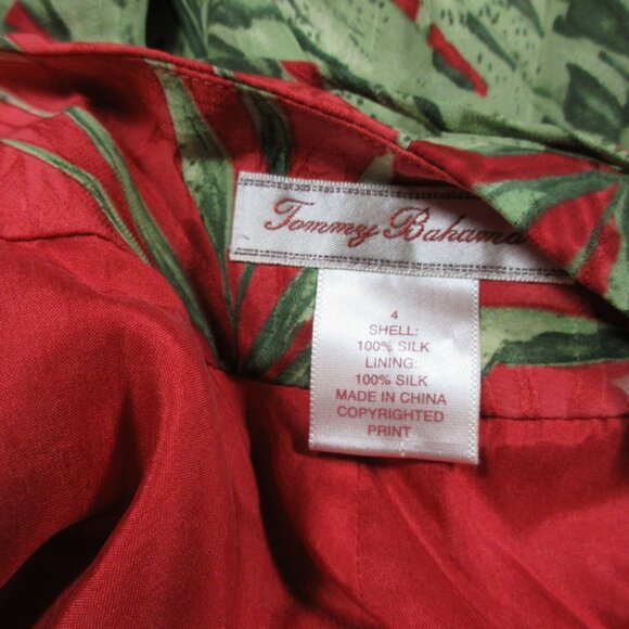 Tommy Bahama womens colorful floral Hawaiian 100% Silk maxi skirt 4 EUC - Picture 4 of 8